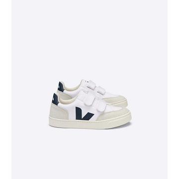 Veja V-12 CANVAS Sneakers Kinderen Wit | NL 884DFM